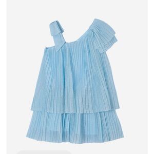 Sky Asymmetric Pleated Dress Mayoral